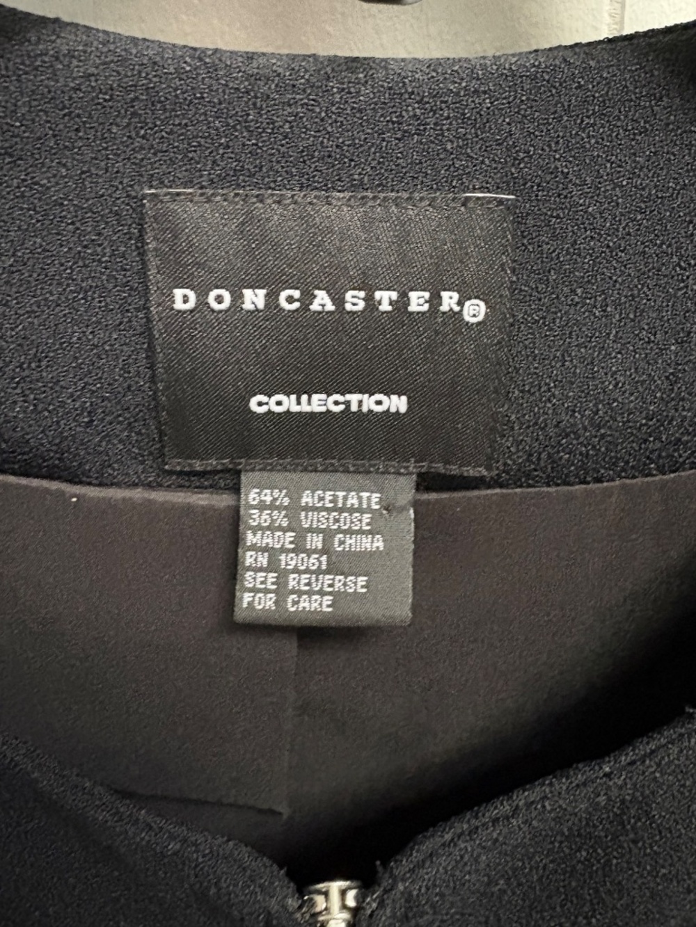 DONCASTER Collection Black Jacket - Picture 3 of 3